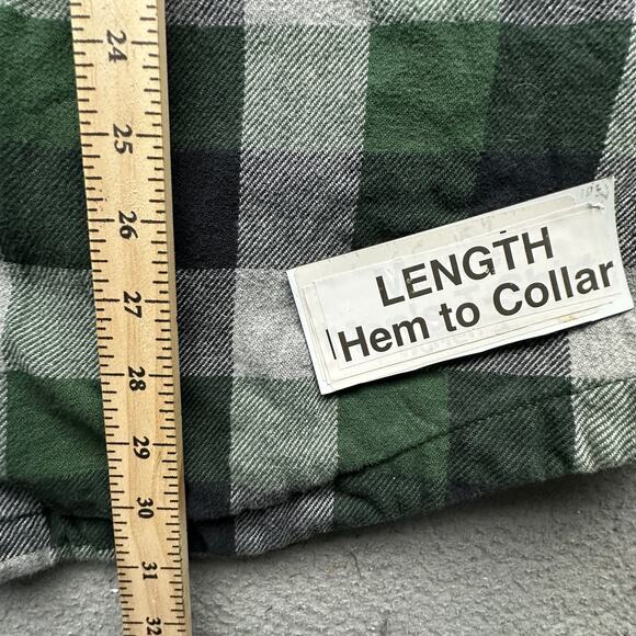 Duluth Trading Flapjack Fleece Lined Flannel Shirt Mens XL Jac Long Sleeve Snap - Picture 5 of 11